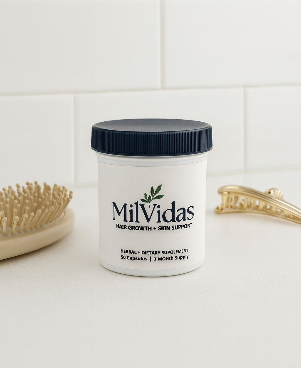 MilVidas™ Hair Growth + Skin Support Supplement